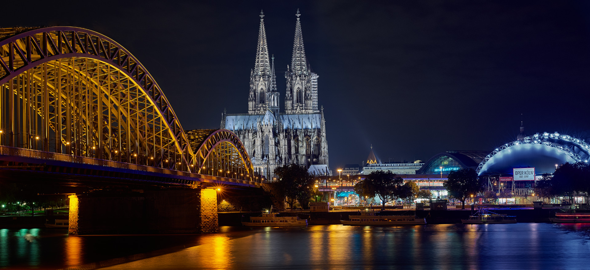 Hohenzollernbrücke Nordseite