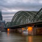 Hohenzollernbrücke und der Dom