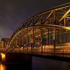 Hohenzollernbrücke und Dom Köln