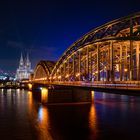  Hohenzollernbrücke und Kölner Dom 1