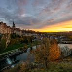 Hohenzollernschloss Sigmaringen nach Sonnenuntergang III