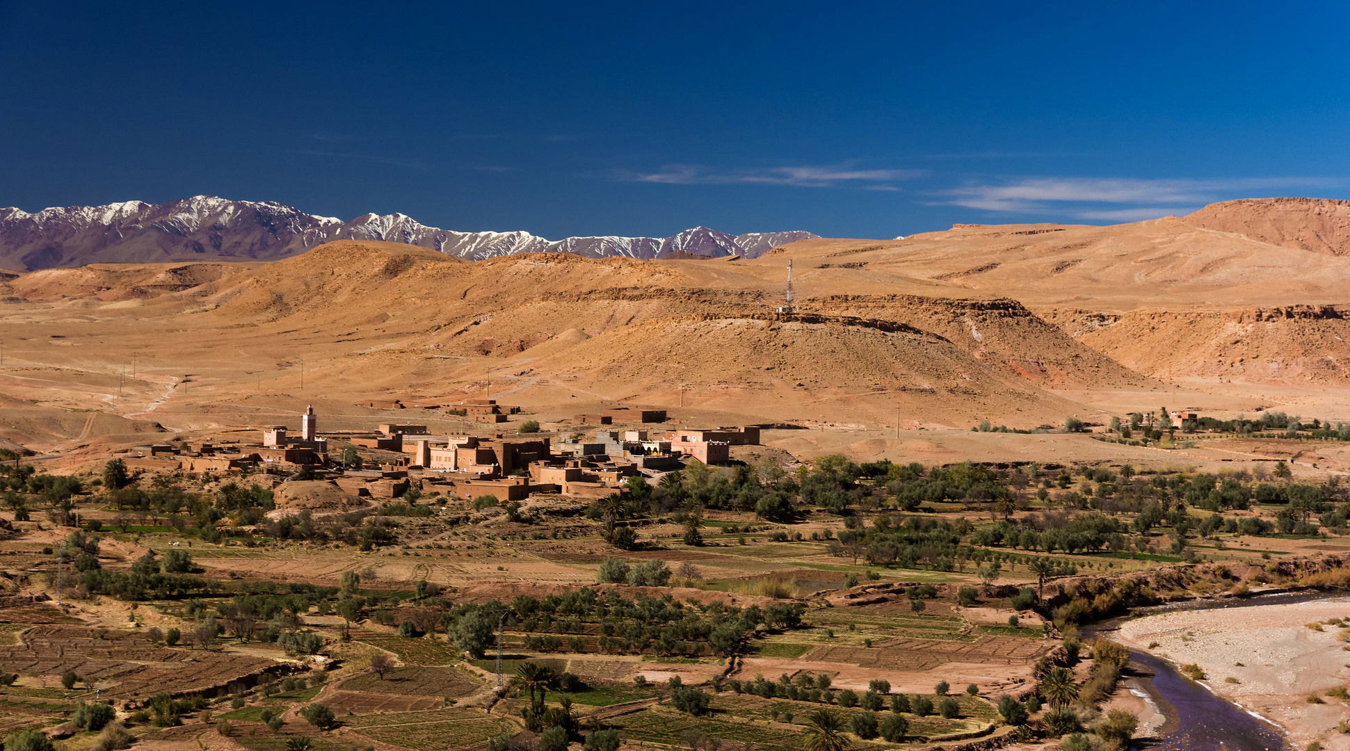 Hoher Atlas bei Ait Benhaddou (Marokko)