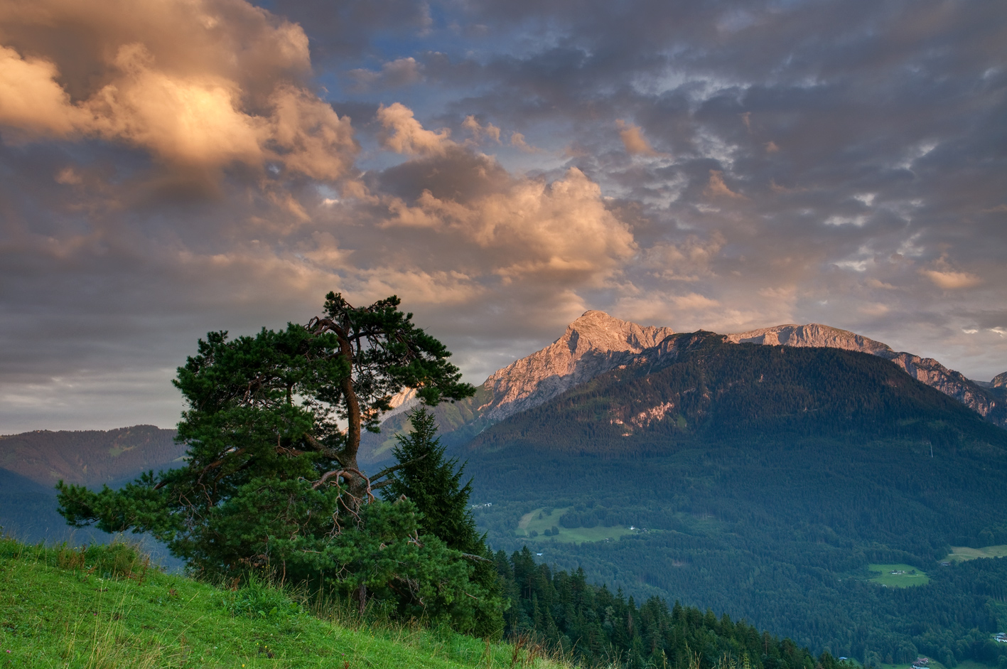 Hoher Göll im Abendlicht