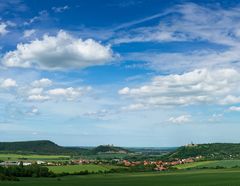 Hoher Himmel über Mühlberg