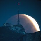 Hoher Kasten - Mondfinsternis im Alpstein