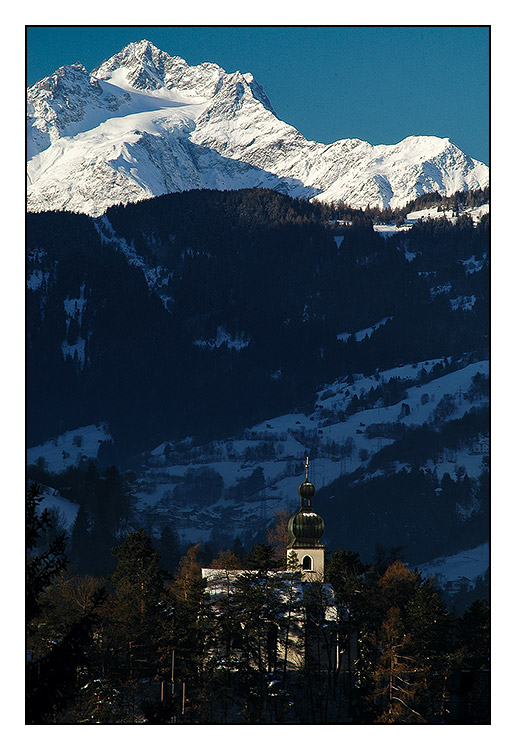 Hoher Riffler im Morgenlicht