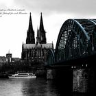 Hohernzollernbrücke, Kölner Dom