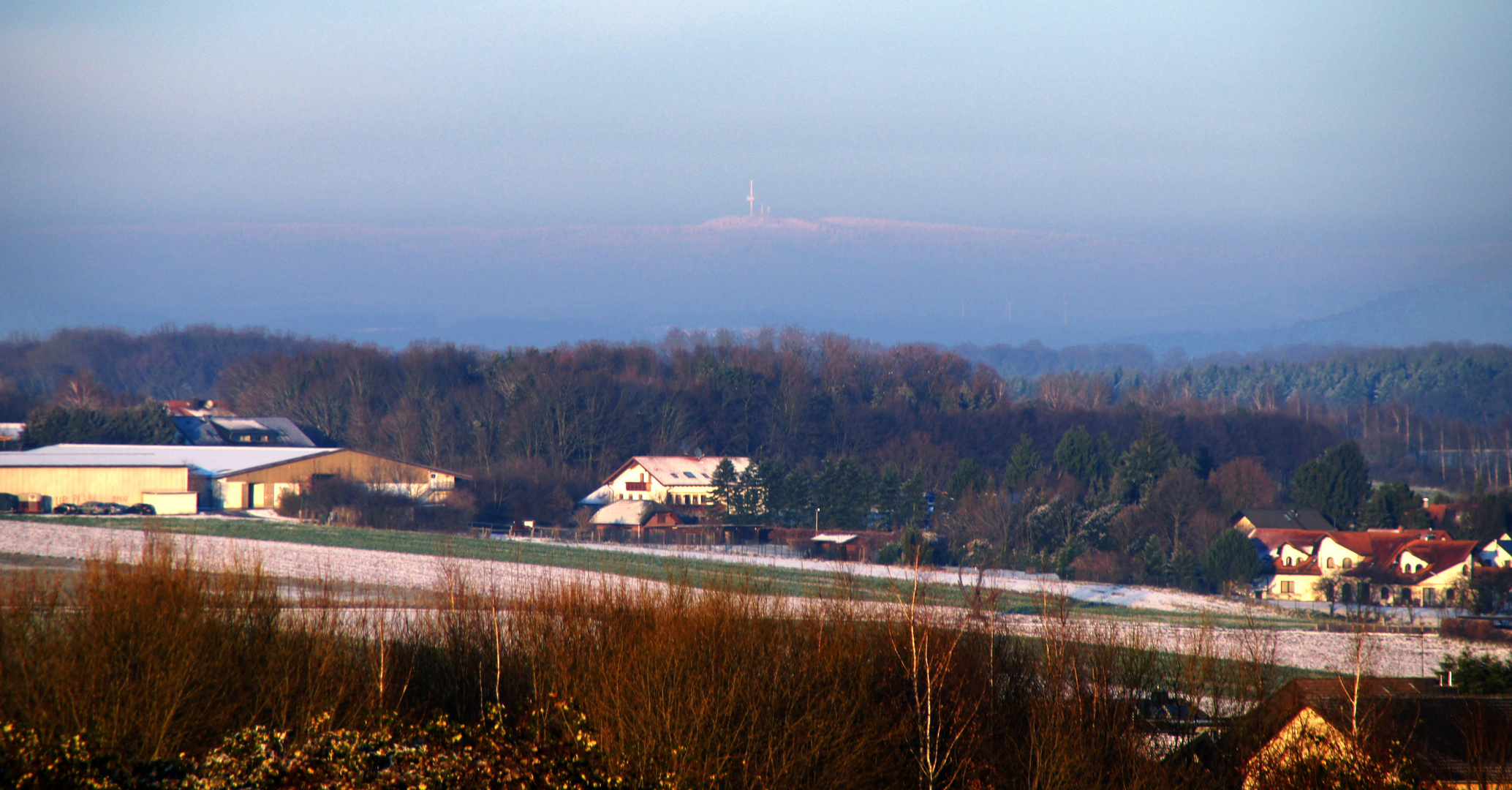 Hoherodskopf in der Dezembersonne