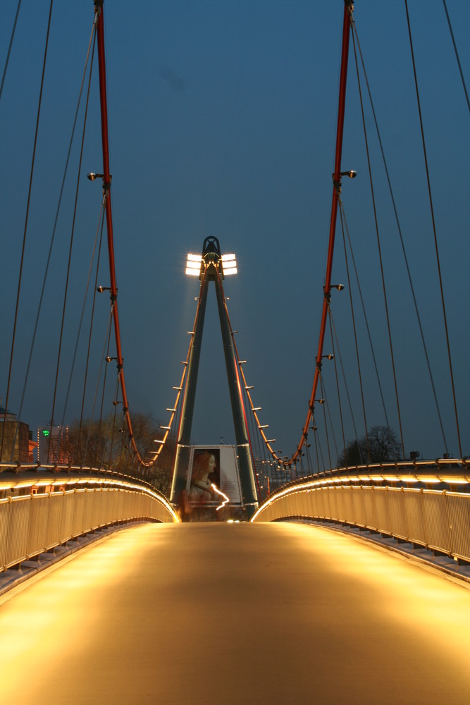 Hohlbeinsteg in Frankfurt von Christoph Kling