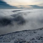 Hohneck, neige et nuage