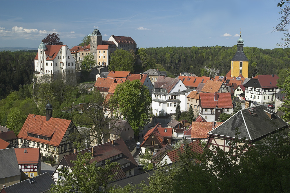 Hohnstein, Gebüsch reduziert