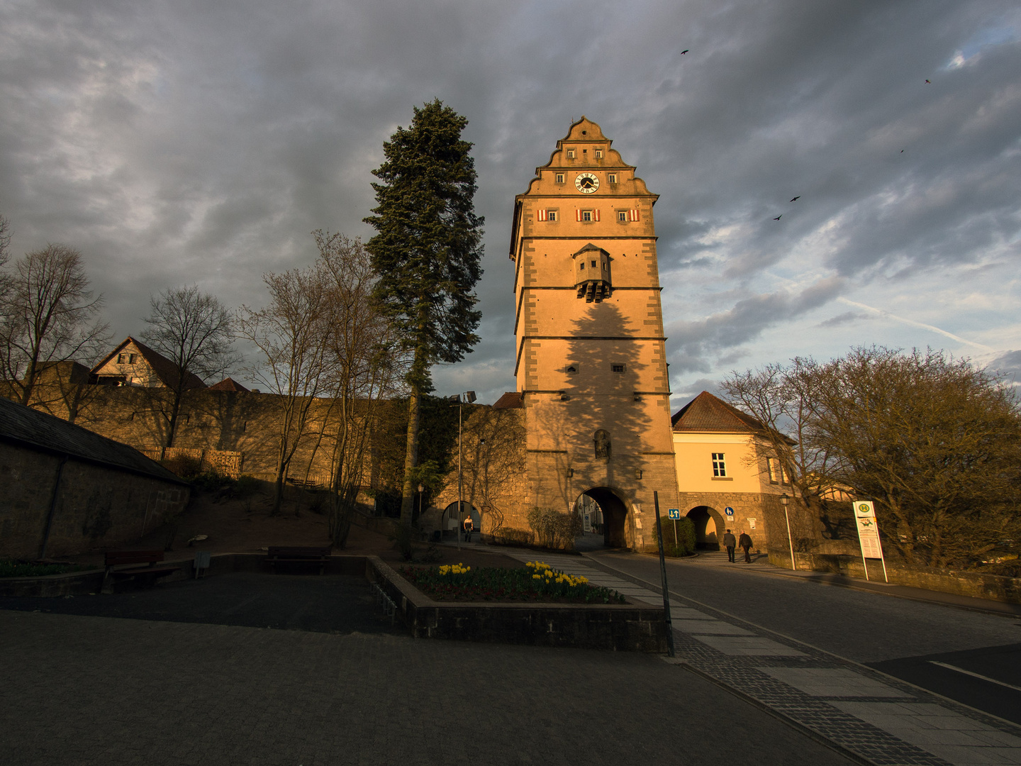 Hohnturm Sonnenuntergang