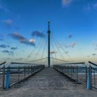 "Hohwachter Seebrücke im Winter" 