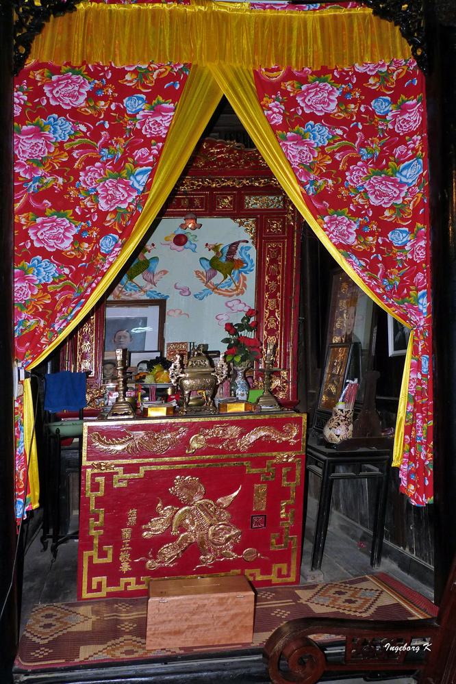 Hoi An - Chinesischer Tempel - Altar - Ahnenverehrung