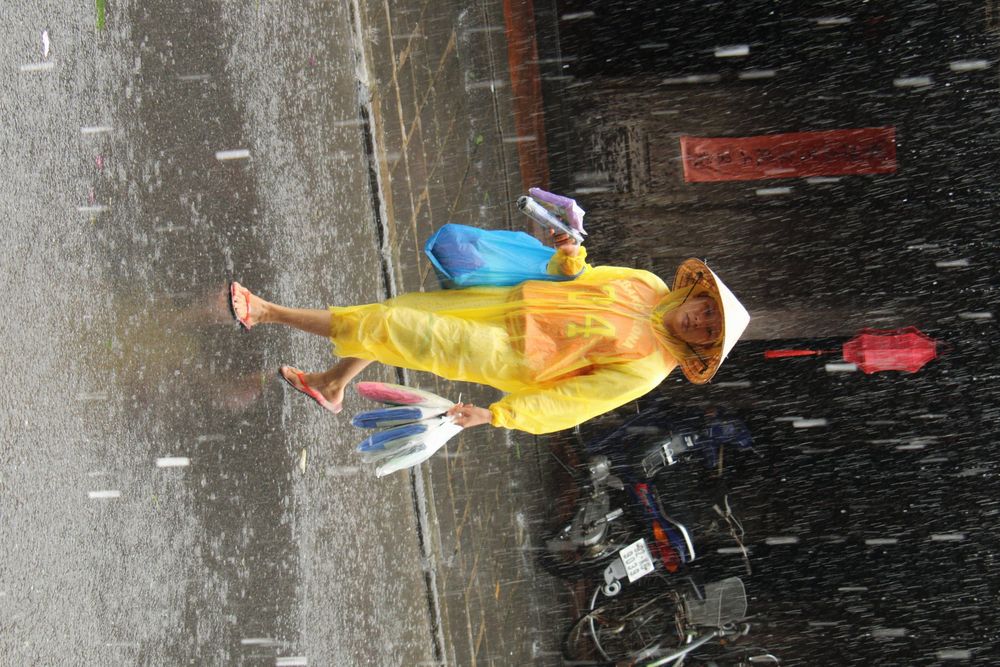 Hoi An - it's raining cats and dogs