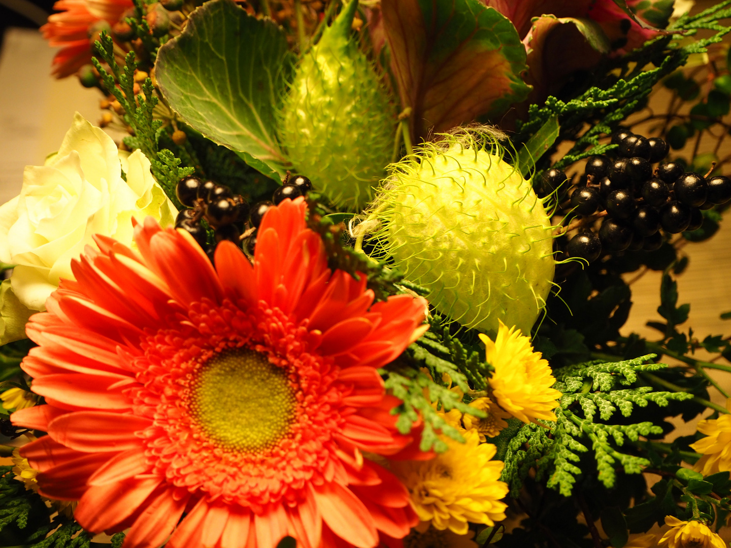 Hole mir jede woche vom markt blumen - nun wirds immer weniger mit der auswahl!