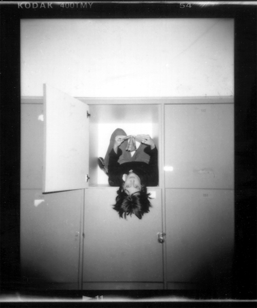 Holga - Girl in a Locker