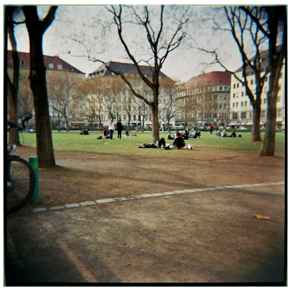 holga, und frühling.