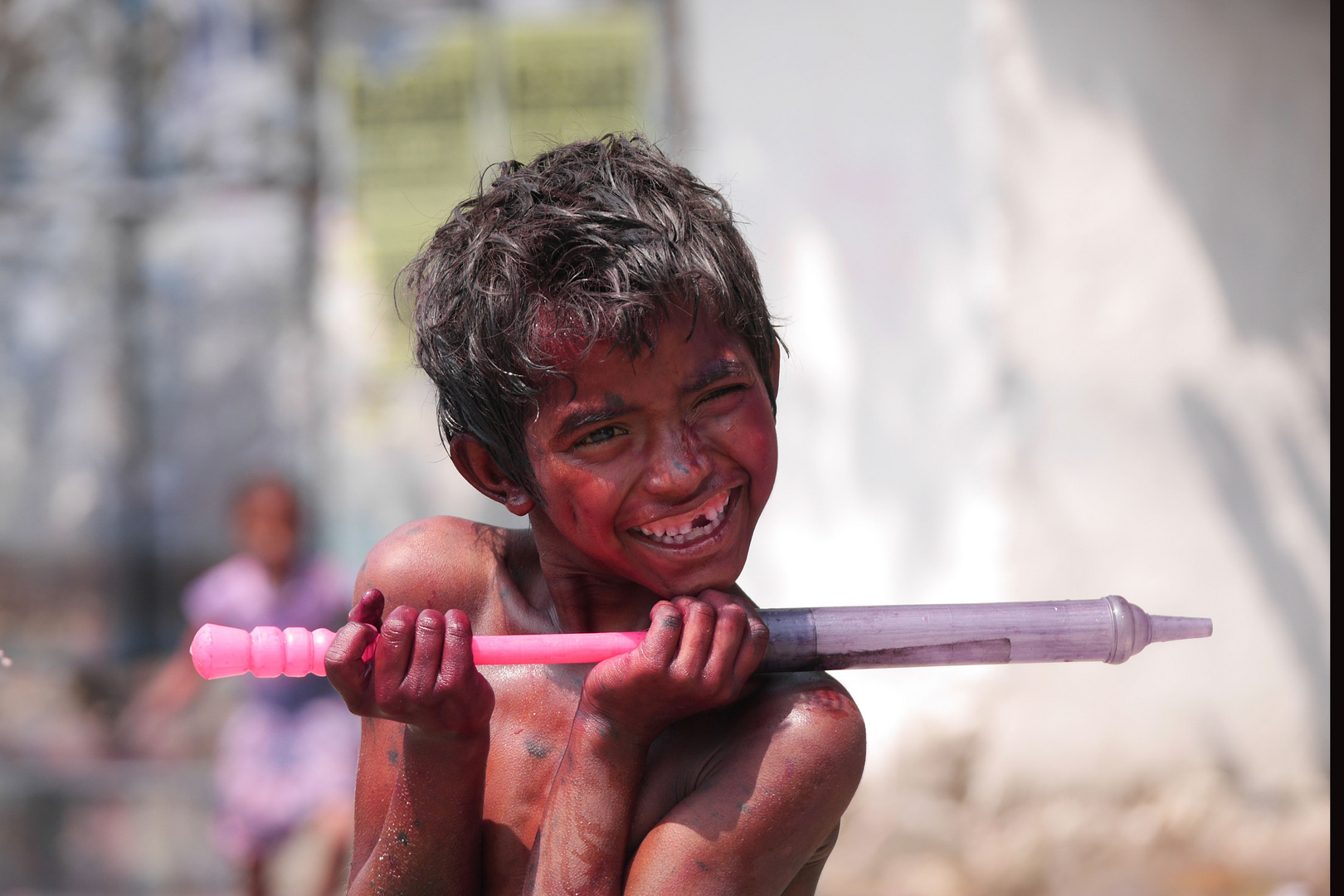 Holi am Kalighat