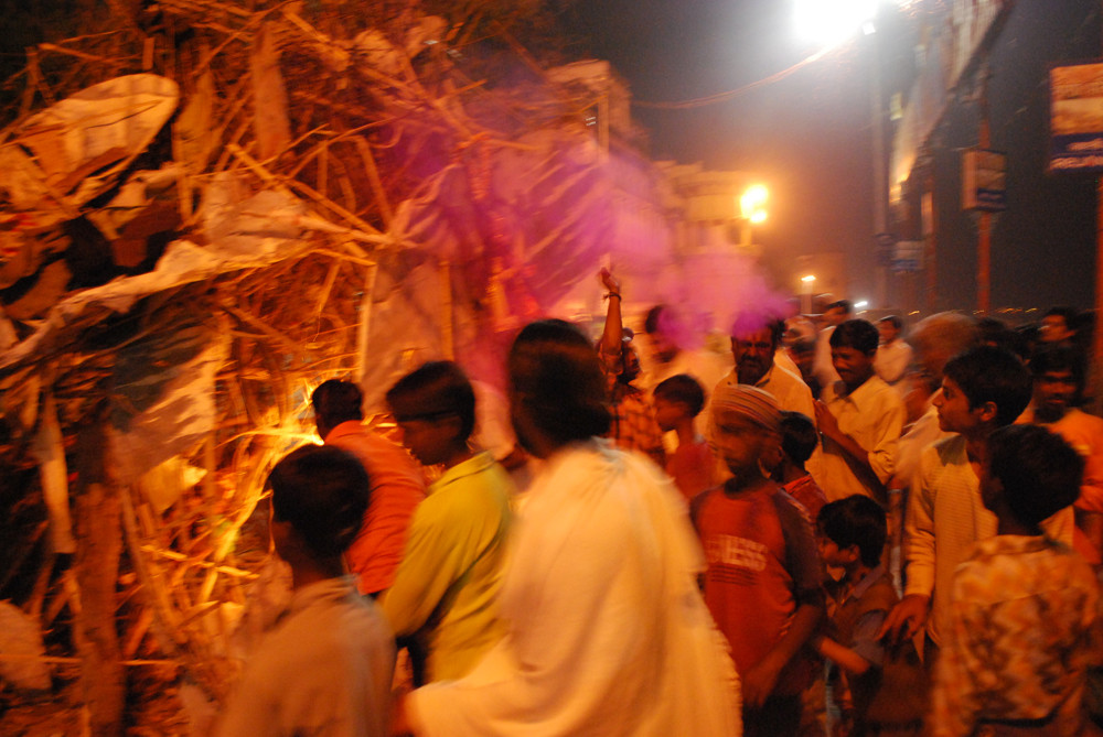 Holi ceremony, Assi Ghat, Varanasi