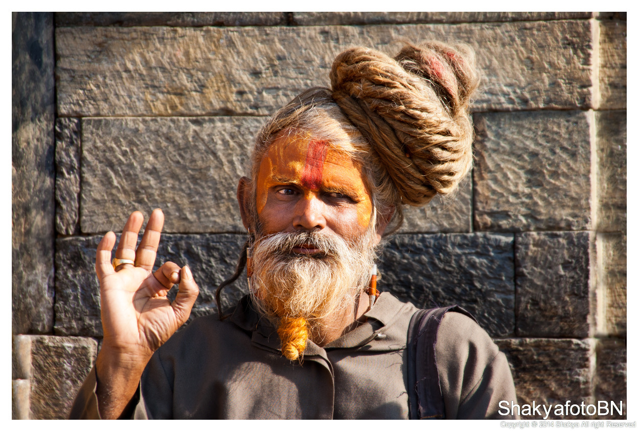 Holi Man in Kathmandu