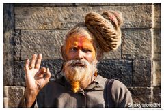 Holi Man in Kathmandu