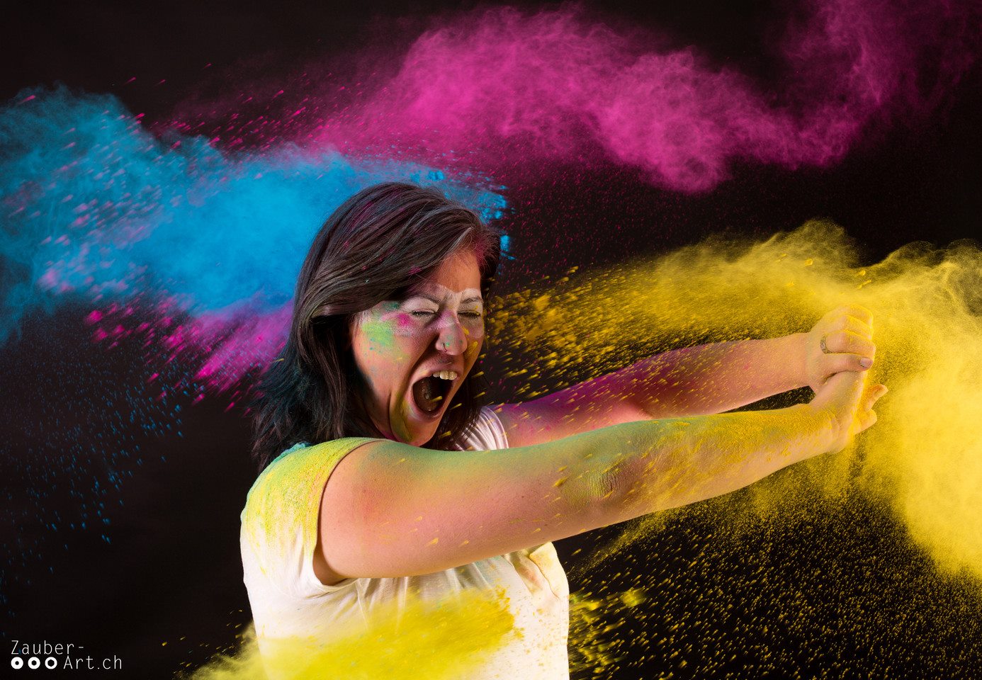Holi-Shooting with Michelle