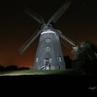 Holländer Mühle auf Usedom bei Nacht