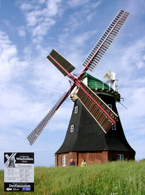 Holländer Windmühle in Stove