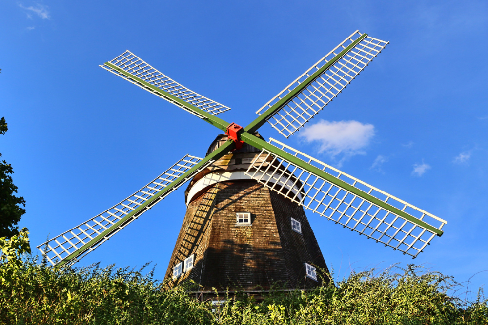 Holländer Windmühle Röbel