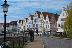 "Holländerstädtchen" Friedrichstadt: Blick zum Marktplatz