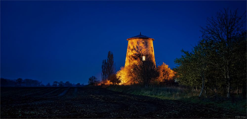 Holländerwindmühle bei Unseburg