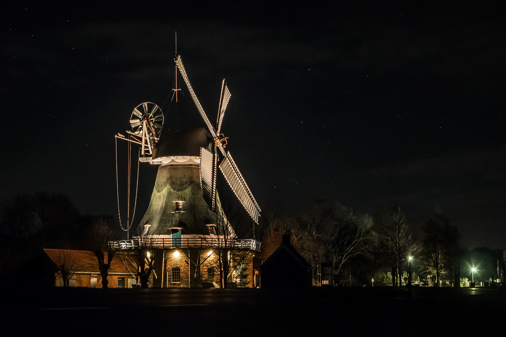 Holländerwindmühle in Bagband, Ostfriesland