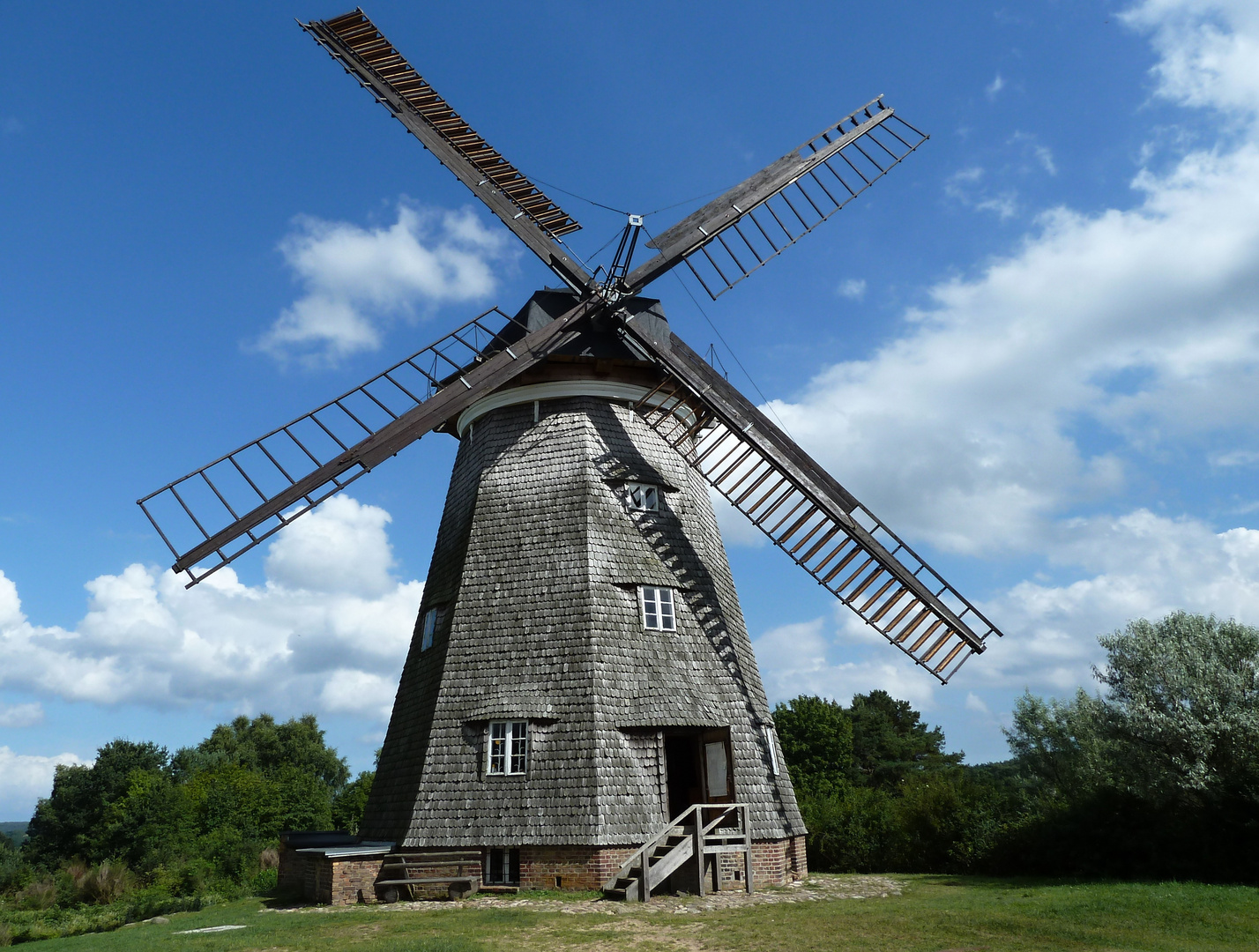 Holländerwindmühle in Benz auf Usedom