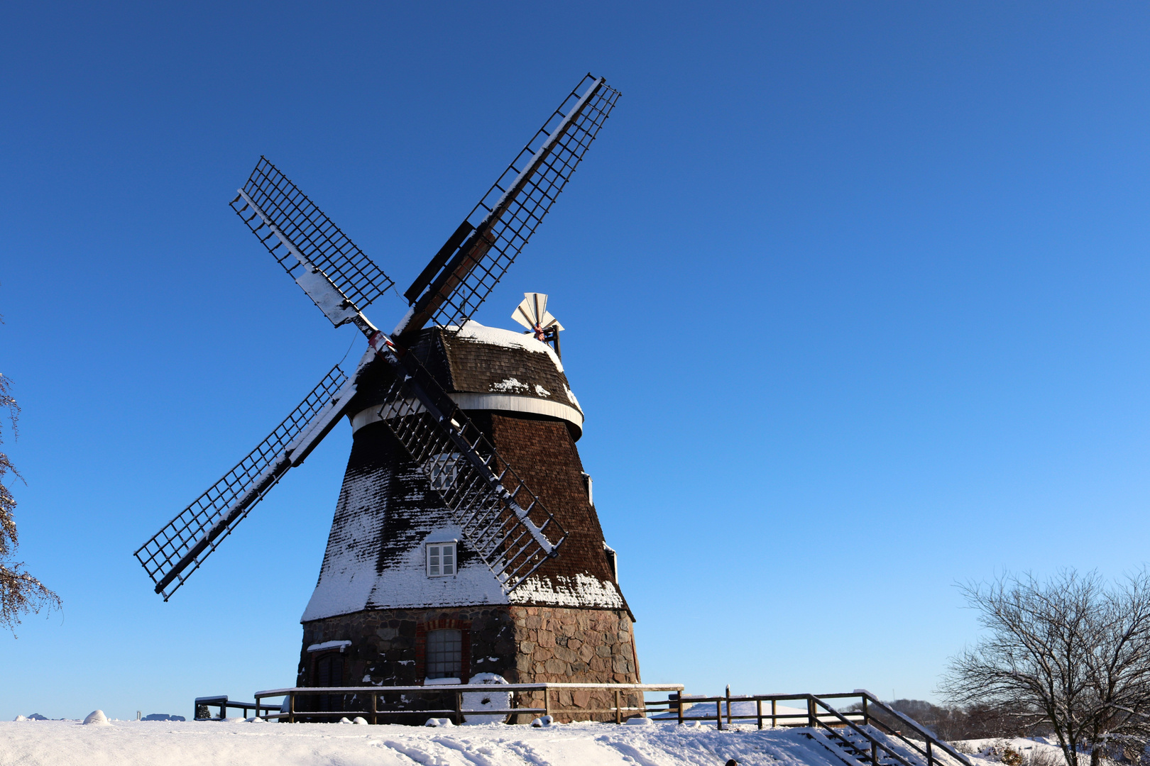 Holländerwindmühle in Woldegk