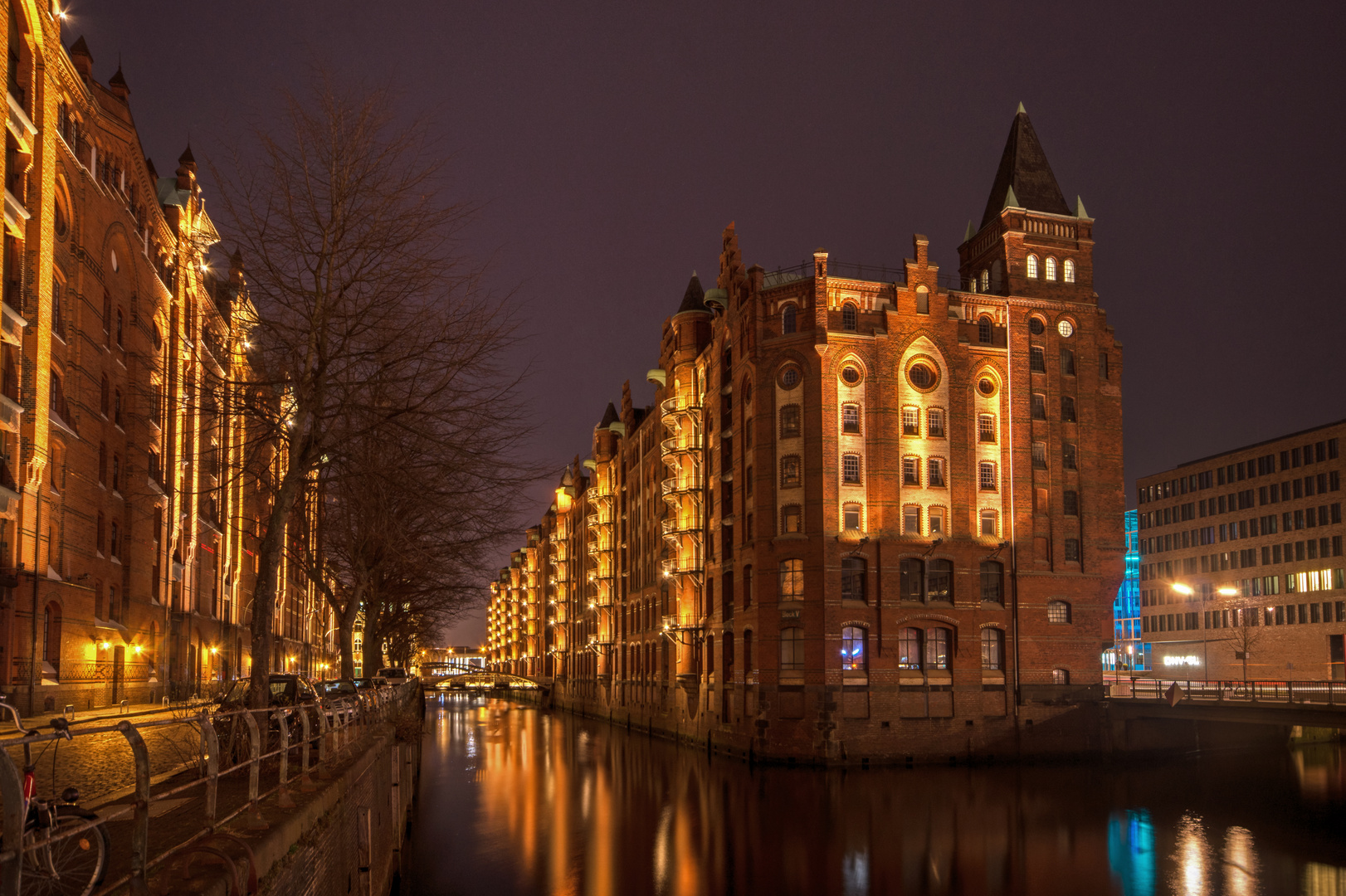 Holländischbrookfleet in der Speicherstadt