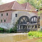 Holländische Wassermühle Singraven Watermolen, ein beliebter Ausflugsort in Denekamp