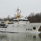 Holländisches Marine Schulschiff, heute im Nord-Ostsee-Kanal in Höhe Landwehr