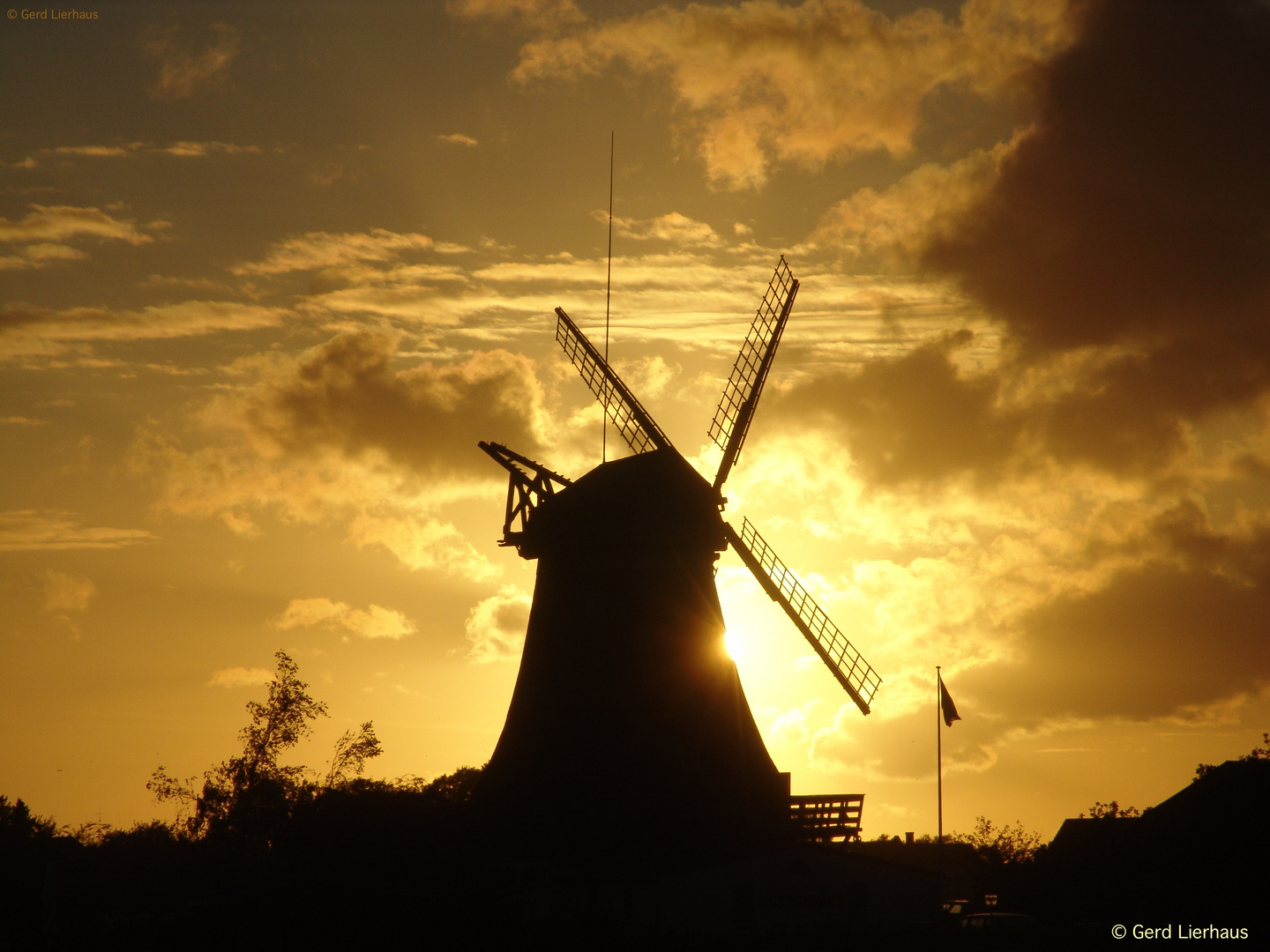 Holland im Sonnenuntergang