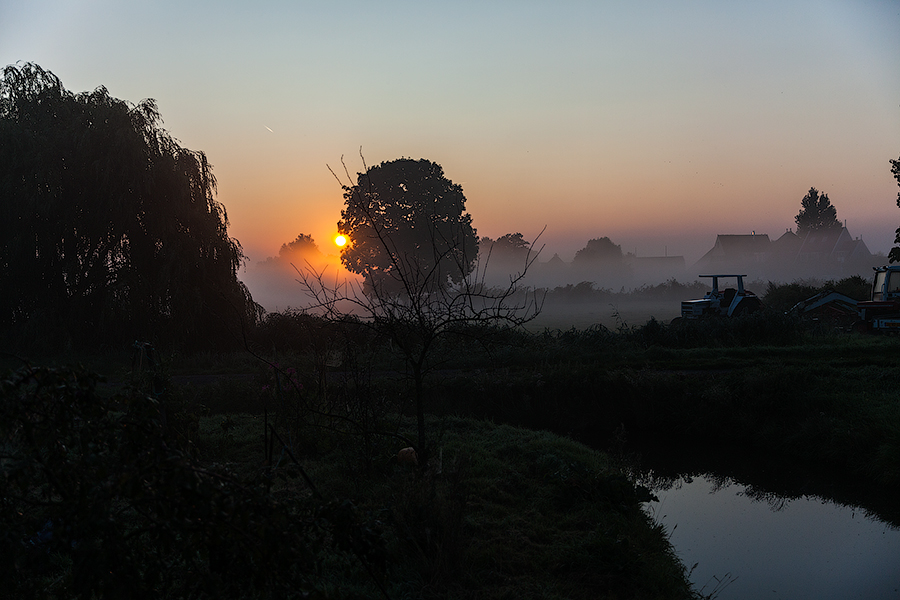 Holland, Sonnenaufgang ...