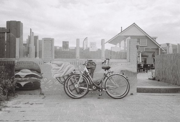 Hollandfahrräder in Holland