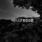 Hollywood Sign BW