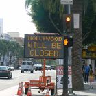 Hollywood wird geschlossen. Hollywood will be closed