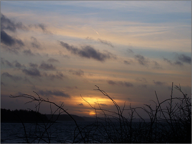 Holnis Sonnenuntergang