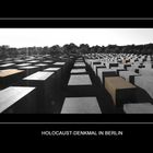 HOLOCAUST-DENKMAL IN BERLIN