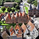 Holsten-Tor von Oben u. Salzspeicher