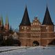 Holstentor im Winter