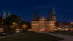 Holstentor in Lübeck (3D)