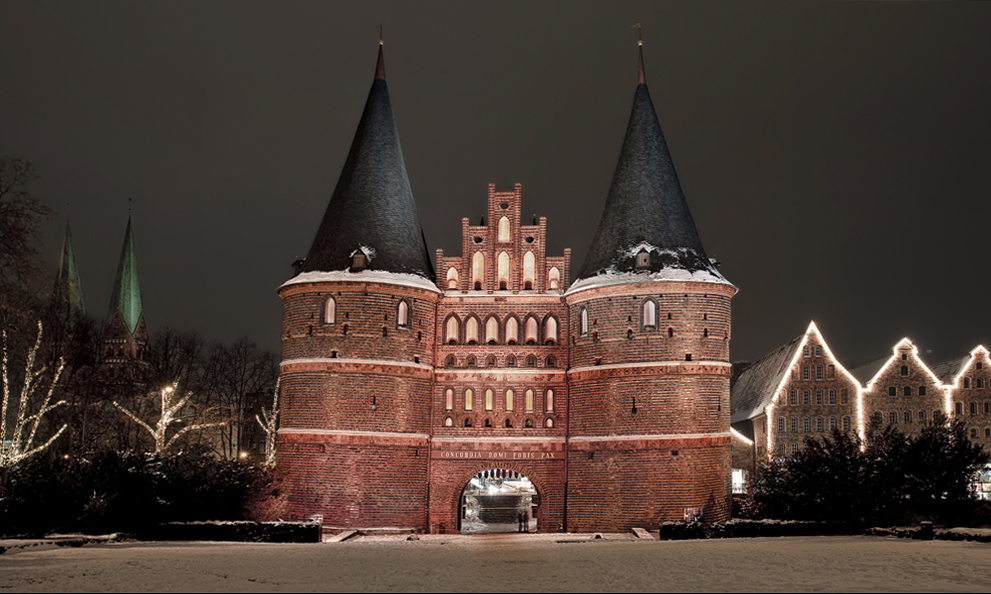 Holstentor in Lübeck.