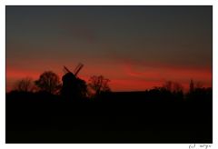 Holtmann Mühle am Abend im Nov. 2008